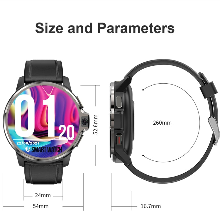 LEMFO LEMP 1.6 inch IPS Round Screen 4G Smart Watch Android 9.1, Specification: