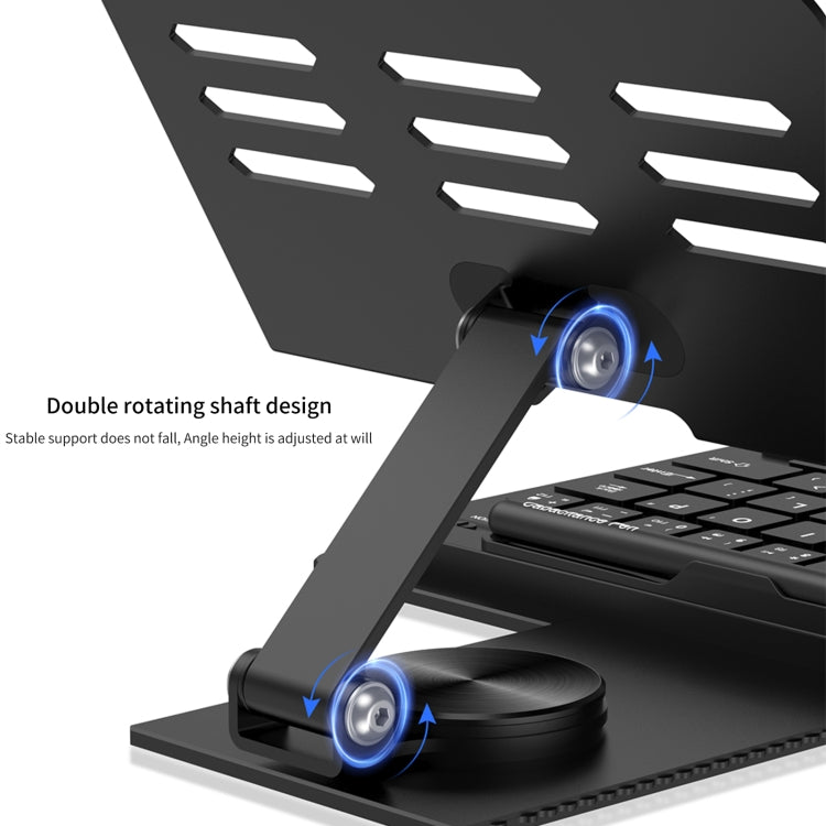 For Google Pixel Fold GKK Folding Bluetooth Keyboard Holder with Pen + Holder + Keyboard + Mouse