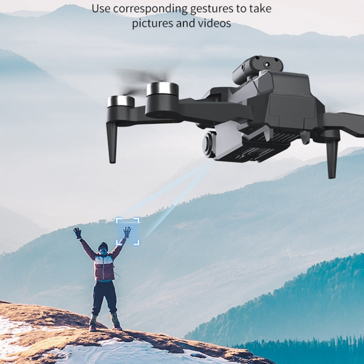 JJR/C H115 Dual-camera Brushless Optical Flow Four-sided Obstacle Avoidance RC Drone(Black)