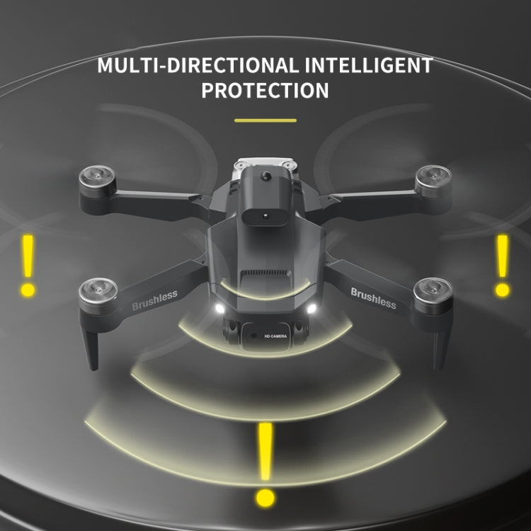 JJR/C H115 Dual-camera Brushless Optical Flow Four-sided Obstacle Avoidance RC Drone(Black)