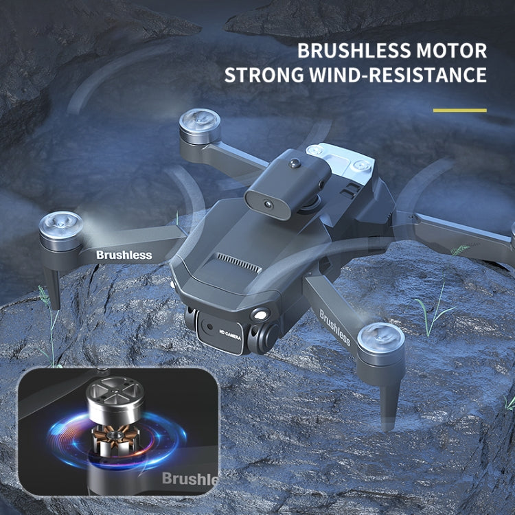 JJR/C H115 Dual-camera Brushless Optical Flow Four-sided Obstacle Avoidance RC Drone(Black)