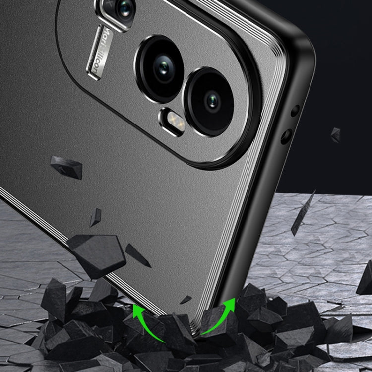 For OPPO Find X8 Frosted Metal Phone Case