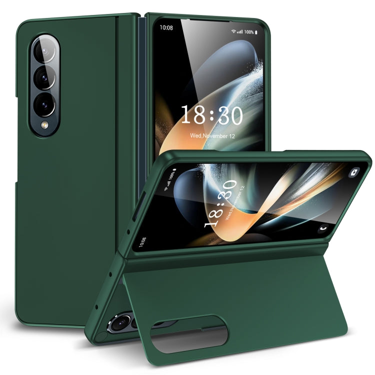 For Samsung Galaxy Z Fold3 Skin Feel Fold Full Coverage Phone Case with Holder
