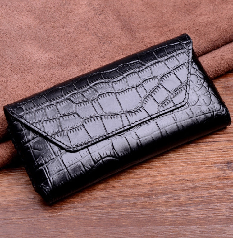 For Huawei Mate X / Xs Crocodile Pattern Genuine Leather Horizontal Flip Case
