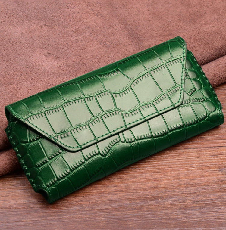 For Huawei Mate X / Xs Crocodile Pattern Genuine Leather Horizontal Flip Case