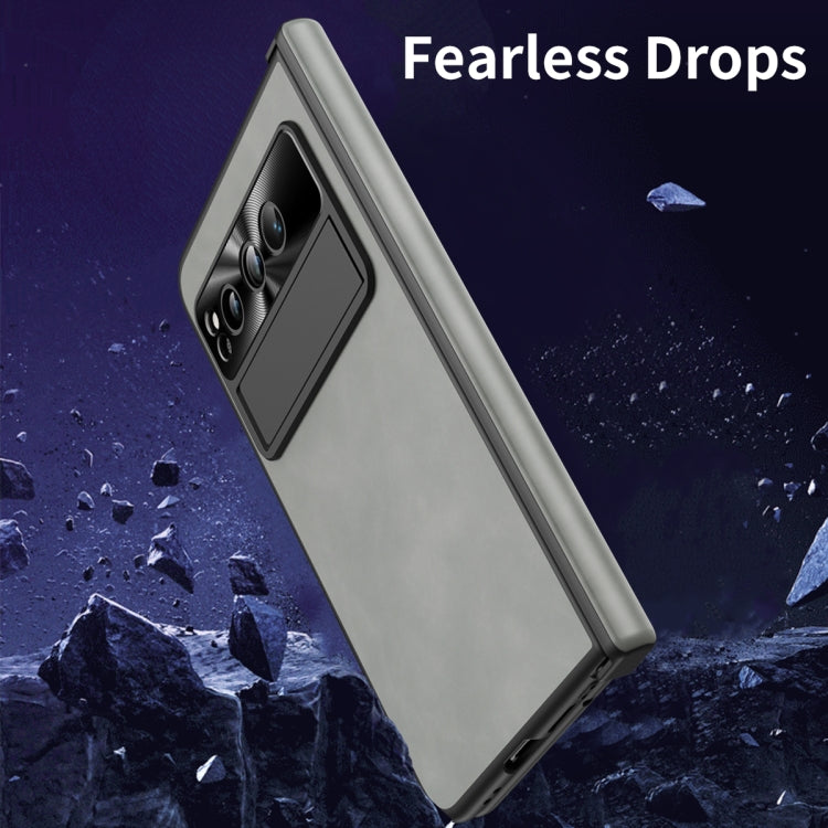 For Google Pixel Fold Napa Texture All-inclusive Phone Case