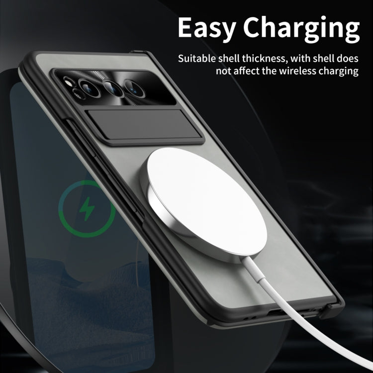 For Google Pixel Fold Napa Texture All-inclusive Phone Case