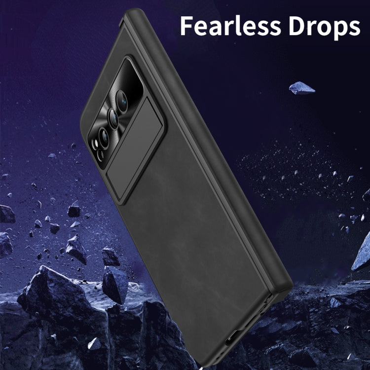 For Google Pixel Fold Napa Texture All-inclusive Phone Case