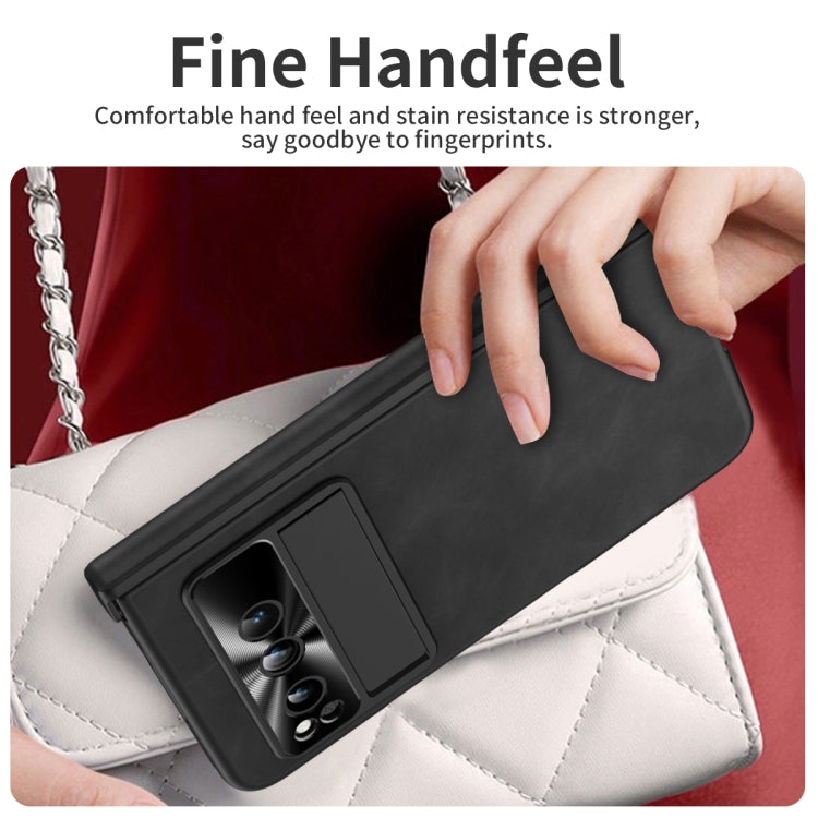 For Google Pixel Fold Napa Texture All-inclusive Phone Case