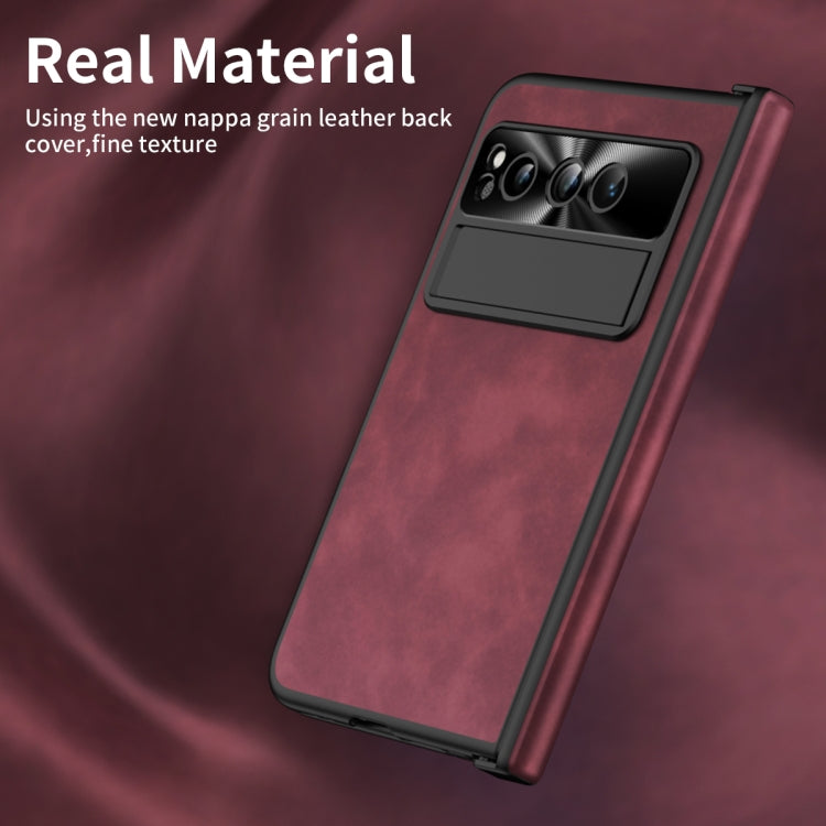 For Google Pixel Fold Napa Texture All-inclusive Phone Case