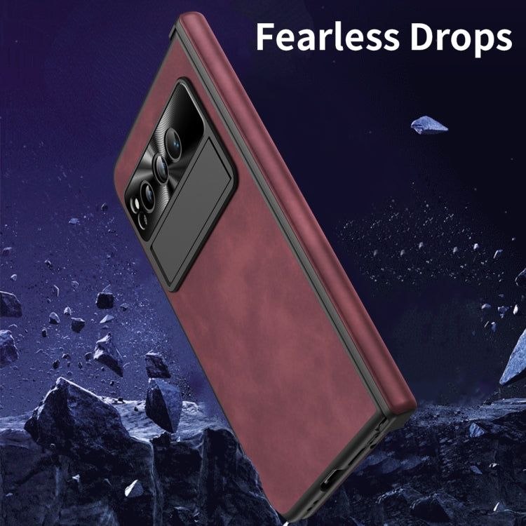 For Google Pixel Fold Napa Texture All-inclusive Phone Case