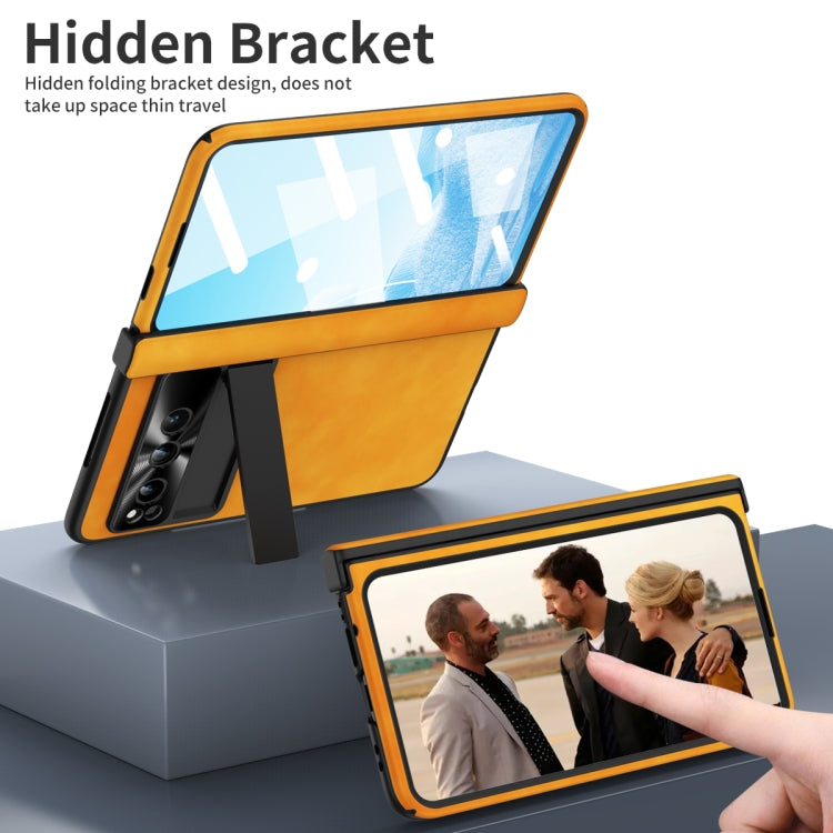 For Google Pixel Fold Napa Texture All-inclusive Phone Case