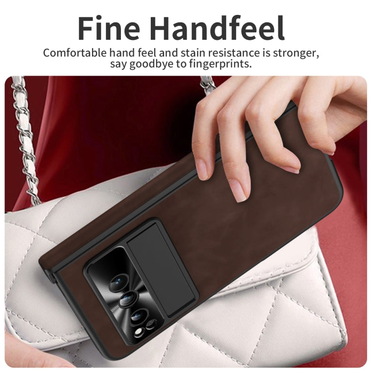 For Google Pixel Fold Napa Texture All-inclusive Phone Case