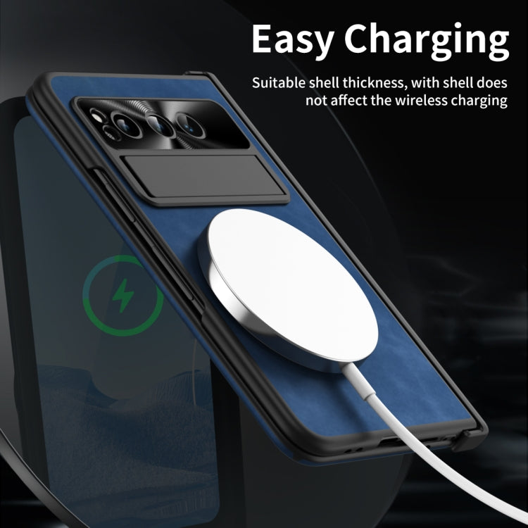 For Google Pixel Fold Napa Texture All-inclusive Phone Case