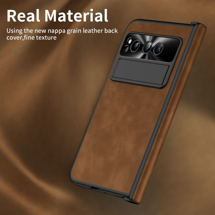 For Google Pixel Fold Napa Texture All-inclusive Phone Case