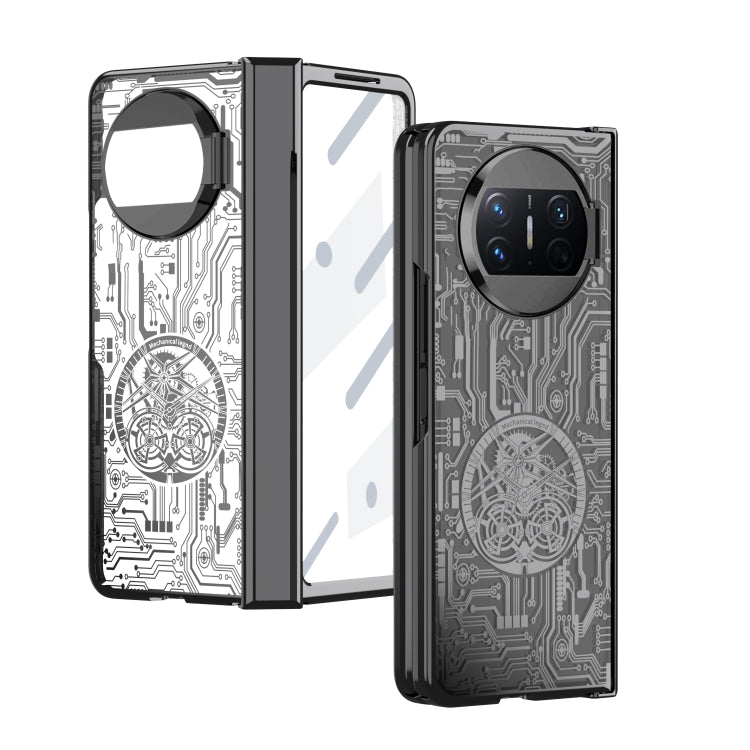 For Huawei Mate X3 Mechanical Legend Integrated Electroplating All-inclusive Phone Case