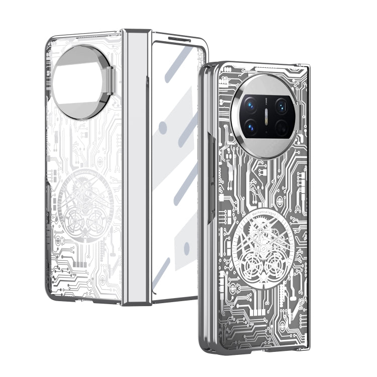 For Huawei Mate X3 Mechanical Legend Integrated Electroplating All-inclusive Phone Case