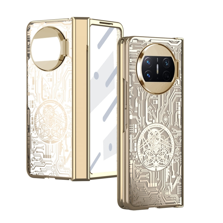 For Huawei Mate X3 Mechanical Legend Integrated Electroplating All-inclusive Phone Case