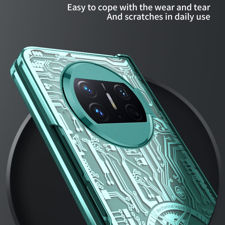 For Huawei Mate X3 Mechanical Legend Integrated Electroplating All-inclusive Phone Case