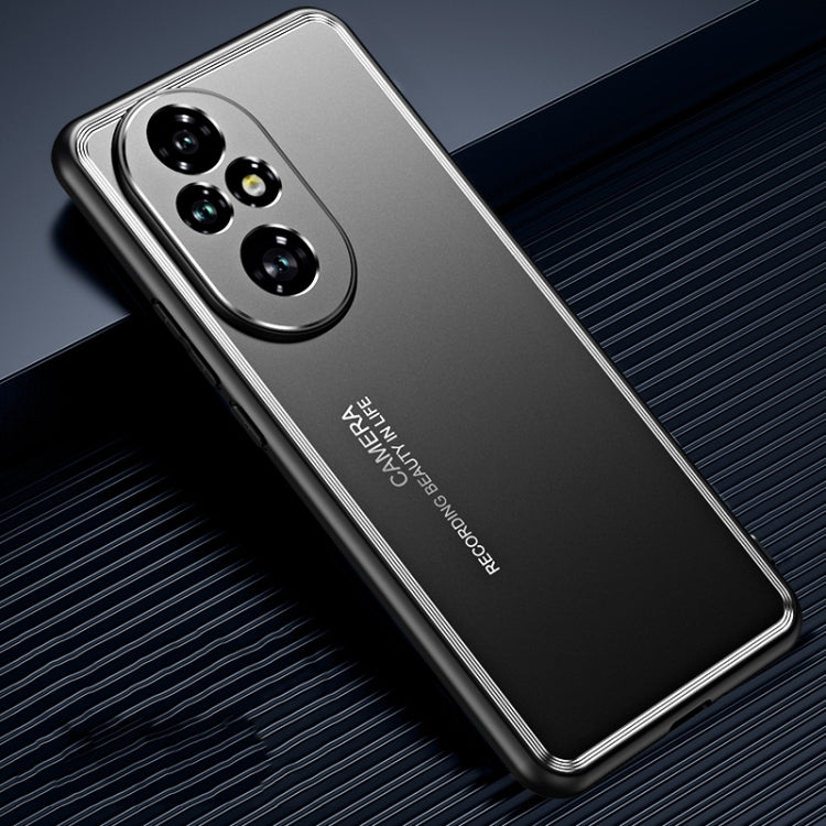 For Honor 200 Pro Frosted Metal Phone Case