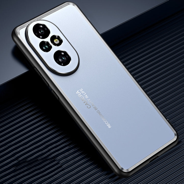 For Honor 200 Pro Frosted Metal Phone Case