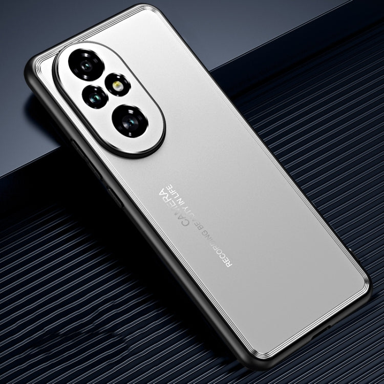 For Honor 200 Pro Frosted Metal Phone Case