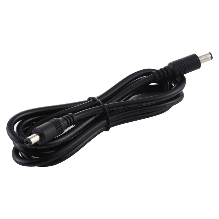 8A DC Power Plug 5.5 x 2.1mm Male to Male Adapter Connector Cable, Length:50cm(Black)