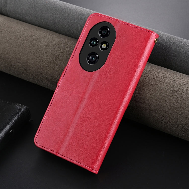 For Honor 200 AZNS Sheepskin Texture Flip Leather Phone Case