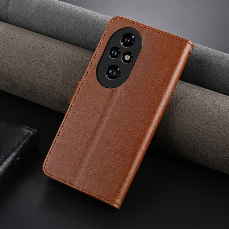 For Honor 200 AZNS Sheepskin Texture Flip Leather Phone Case