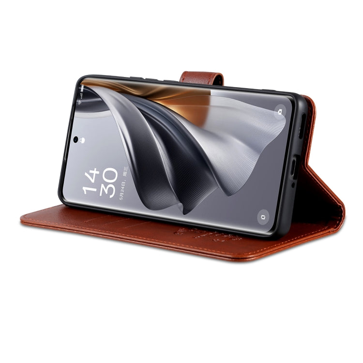 For Honor 200 AZNS Sheepskin Texture Flip Leather Phone Case