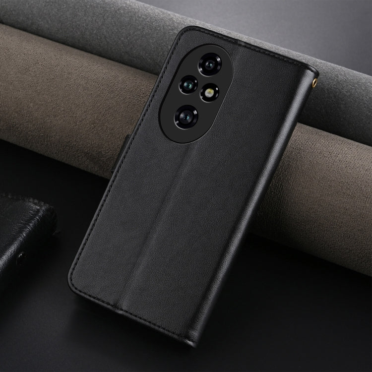For Honor 200 Pro AZNS Sheepskin Texture Flip Leather Phone Case
