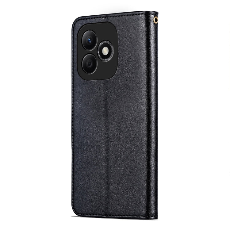 For Honor X60i AZNS Sheepskin Texture Flip Leather Phone Case