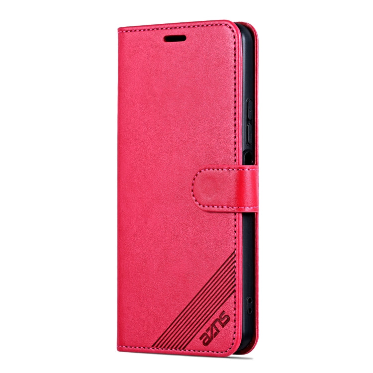 For Honor X60 AZNS Sheepskin Texture Flip Leather Phone Case