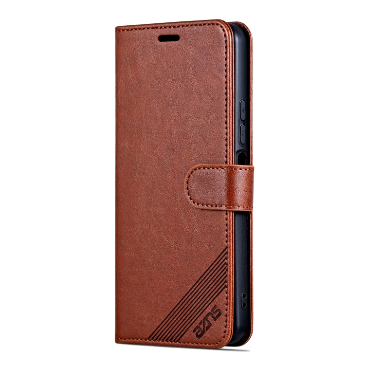 For Honor X60 AZNS Sheepskin Texture Flip Leather Phone Case