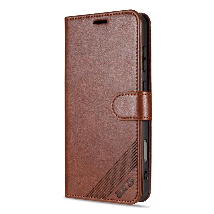 For Honor X70i AZNS Sheepskin Texture Flip Leather Phone Case