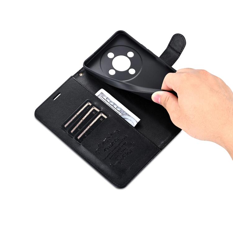 For Honor X70 5G AZNS Sheepskin Texture Flip Leather Phone Case