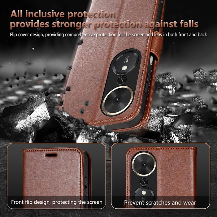 For Honor Play 70 Plus AZNS Sheepskin Texture Flip Leather Phone Case