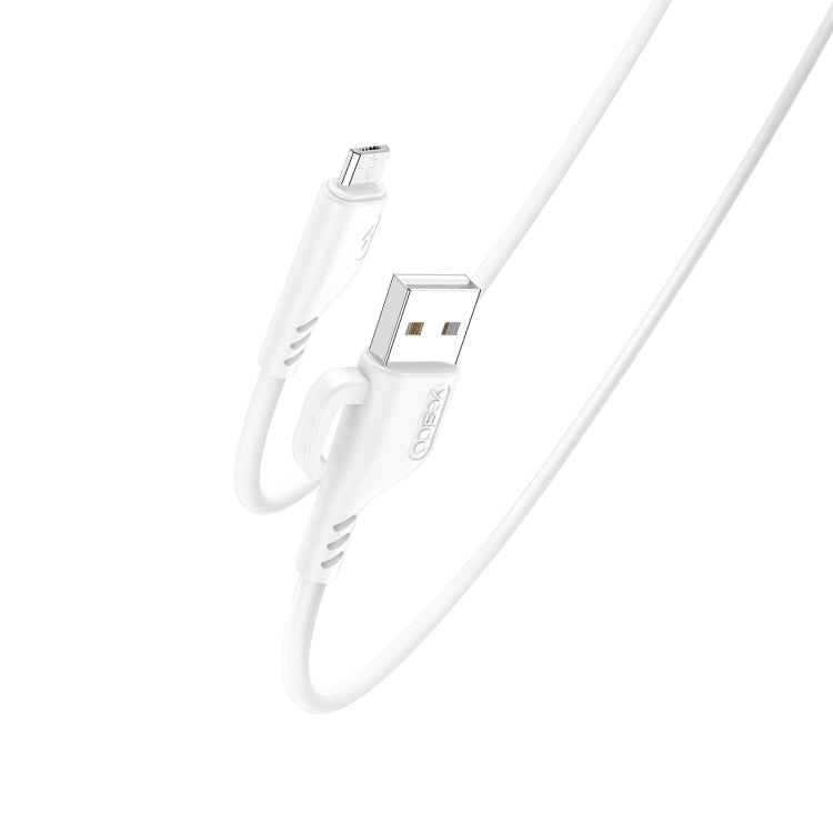 YESIDO CA105 1.2m 2.4A USB to Micro USB Charging Data Cable with Hook