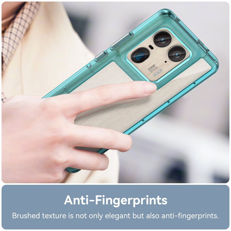 For Motorola Edge 50 Ultra Global Colorful Series Acrylic Hybrid TPU Phone Case