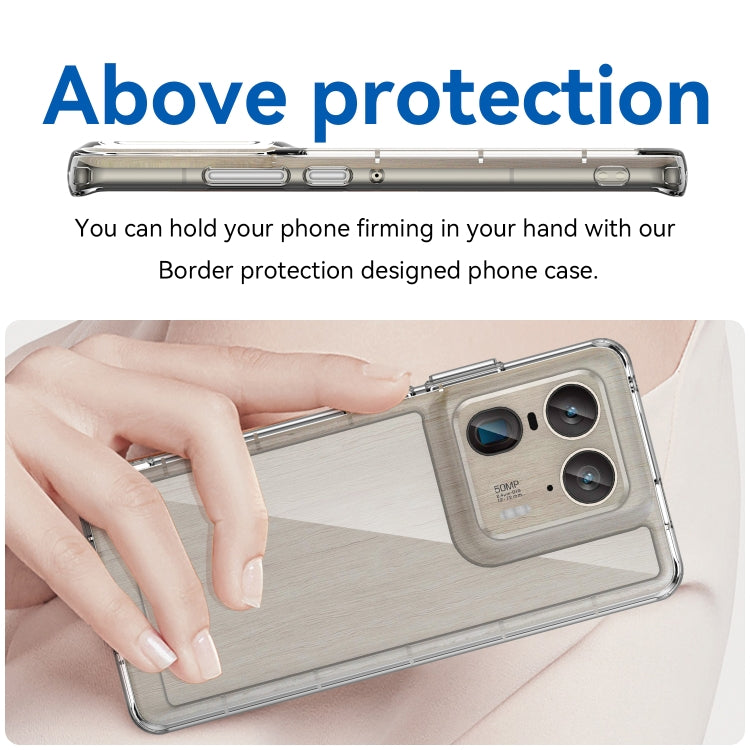 For Motorola Edge 50 Ultra Global Colorful Series Acrylic Hybrid TPU Phone Case