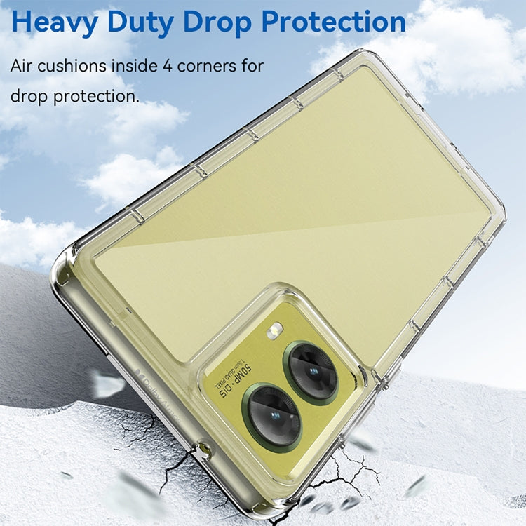 For Motorola Moto G85 Colorful Series Acrylic Hybrid TPU Phone Case