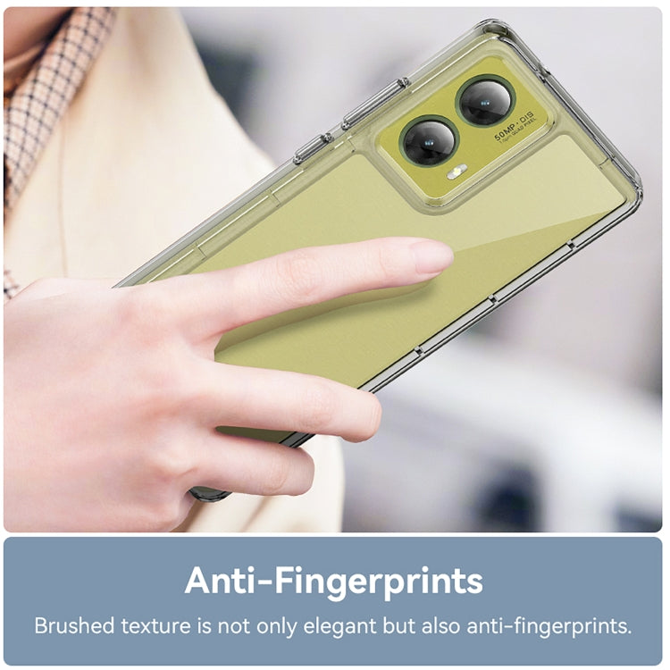 For Motorola Moto G85 Colorful Series Acrylic Hybrid TPU Phone Case