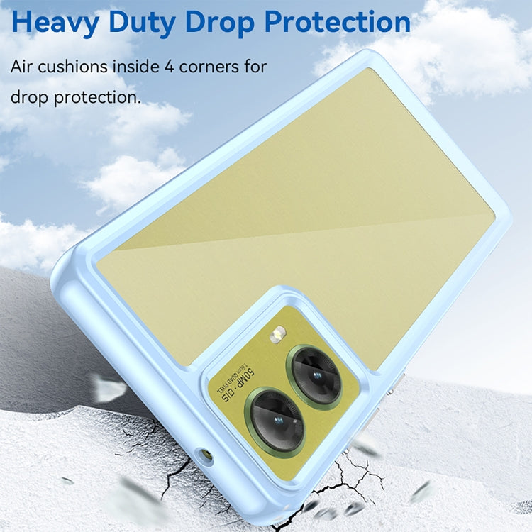 For Motorola S50 Neo Colorful Series Acrylic Hybrid TPU Phone Case