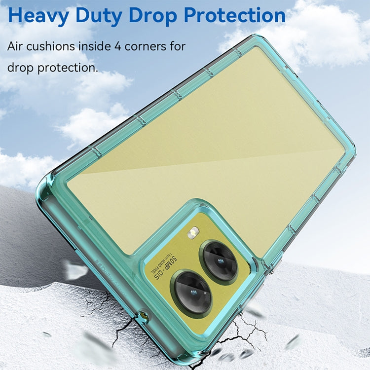 For Motorola S50 Neo Colorful Series Acrylic Hybrid TPU Phone Case