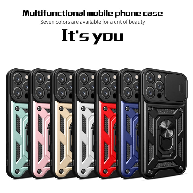 For iPhone 16 Pro Max Sliding Camera Cover Design TPU+PC Phone Case