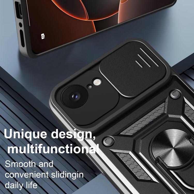 For iPhone 17e / 16e Sliding Camera Cover Design TPU+PC Phone Case
