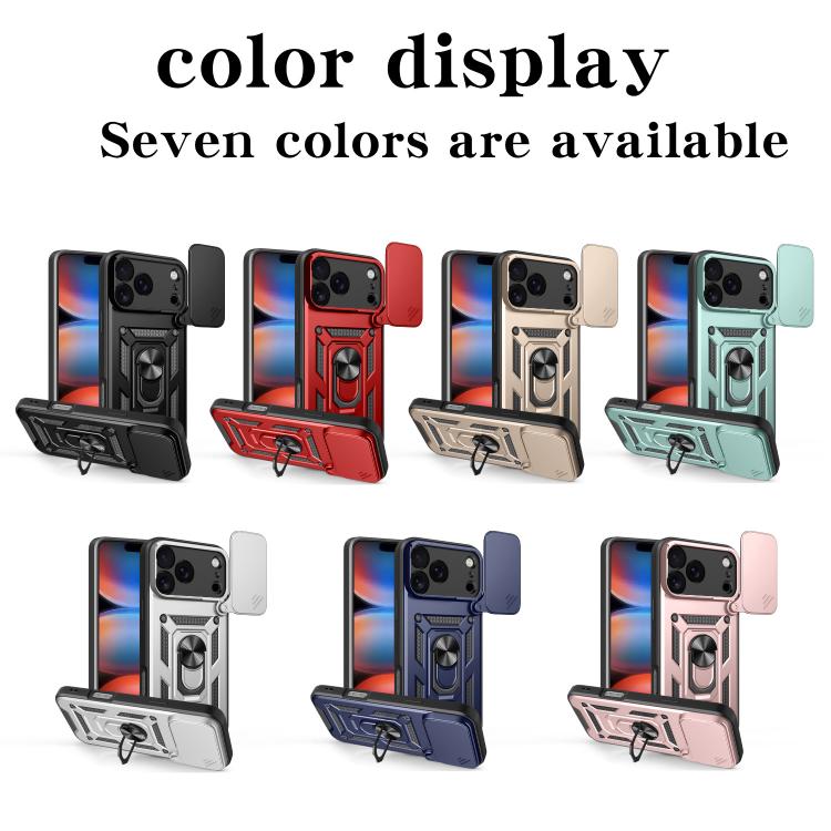 For iPhone 17 Pro Max Sliding Camera Cover Design TPU+PC Phone Case