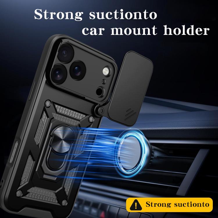 For iPhone 17 Pro Max Sliding Camera Cover Design TPU+PC Phone Case