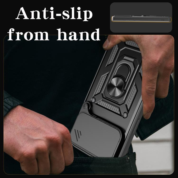 For iPhone 17 Pro Max Sliding Camera Cover Design TPU+PC Phone Case