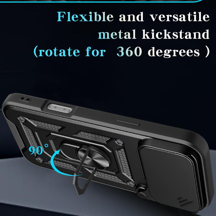 For iPhone 17 Pro Max Sliding Camera Cover Design TPU+PC Phone Case